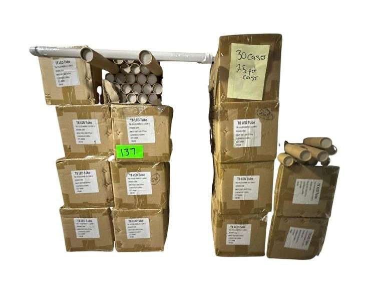 30 Cases of T8 LED Tube Lights - High Quality - Directional - 25pc Per Case - 2’ image