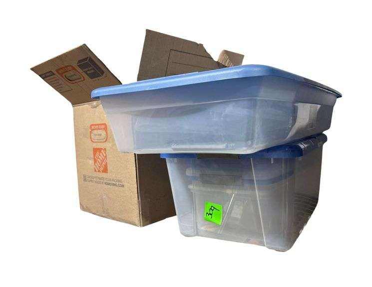 Bins of Various Sizes, Box of Various Bins image