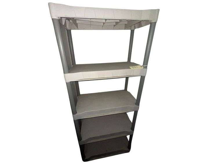 Plastic Shelving Unit - 30" x 14" x 73" image