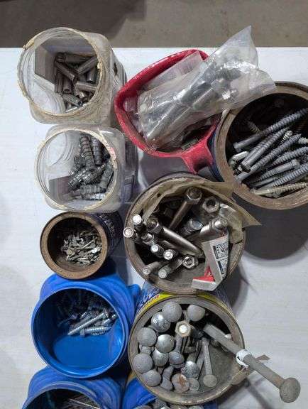 Assort of Lags, Bolts, Nails and Cement Anchors image