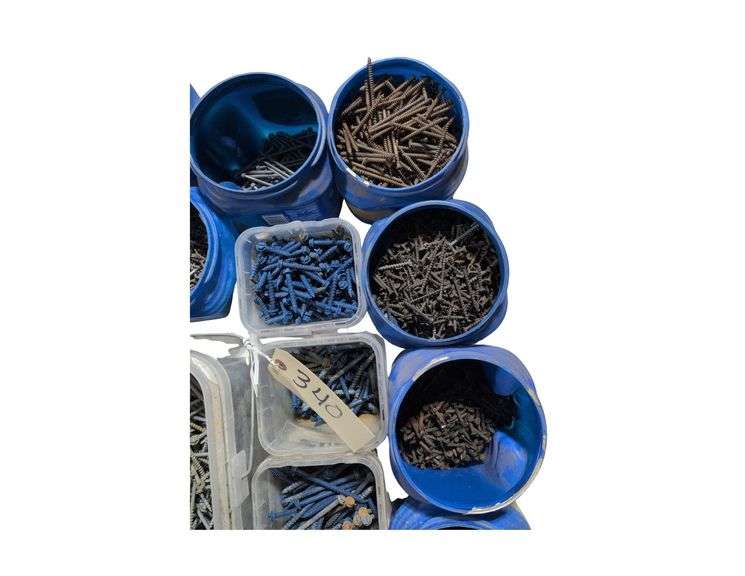 Assort of Screws, Including Tapcon, Drywall and Deck Screws. image