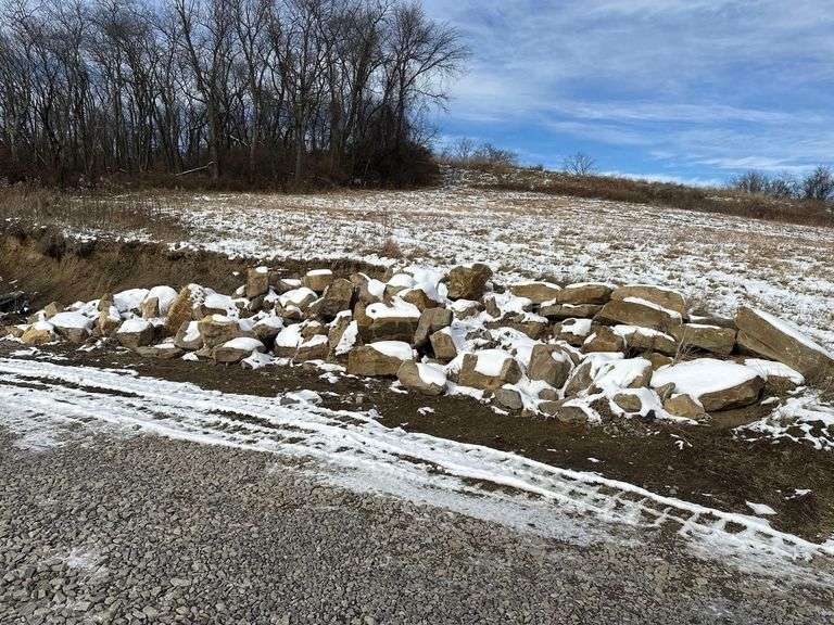 Large Pile of Landscaping Stone - See Photos image