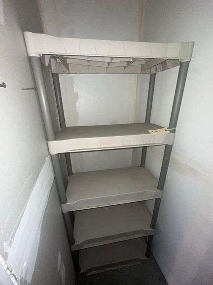 Plastic Shelving Unit - 30" x 14" x 73" image