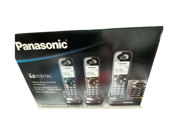 Panasonic 3pc Digital Phone Handsets - Philips 2pc Digital Phone Handsets image