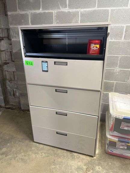 Metal Filing Cabinet - Approx. 5' Tall image
