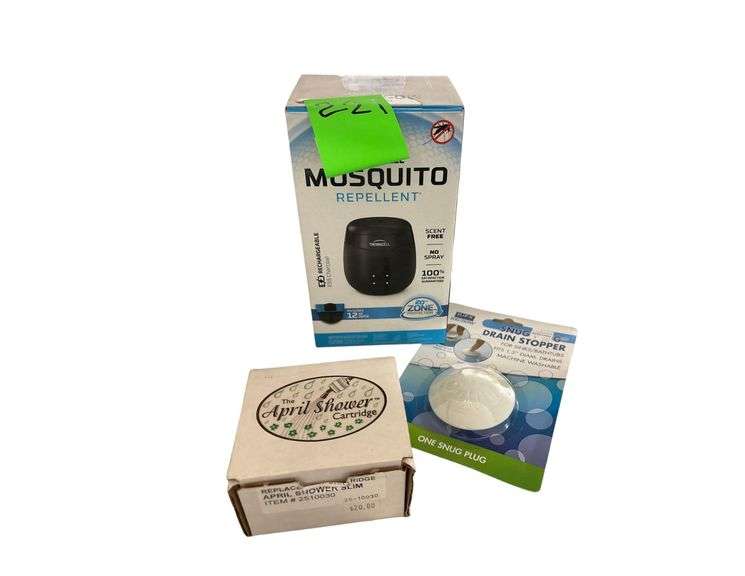 Thermacell Mosquito Repellent Rechargeable, The April Shower Cartridge, Snug Drain Stopper image