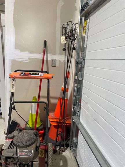 4 Steel Tiki Torch Holders 72" Tall image