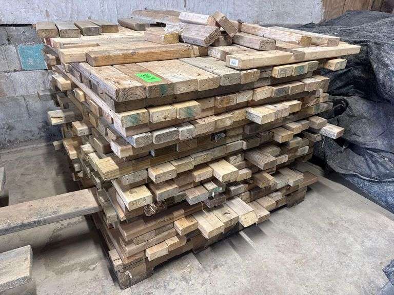 Pallet Lot of 2”x4”s - Various Lengths, Mostly 4’-5’ image