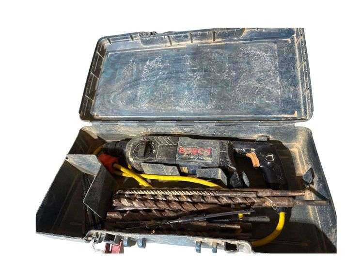 Bosch Bulldog Electric Hammer Drill - w/ Several Bits image