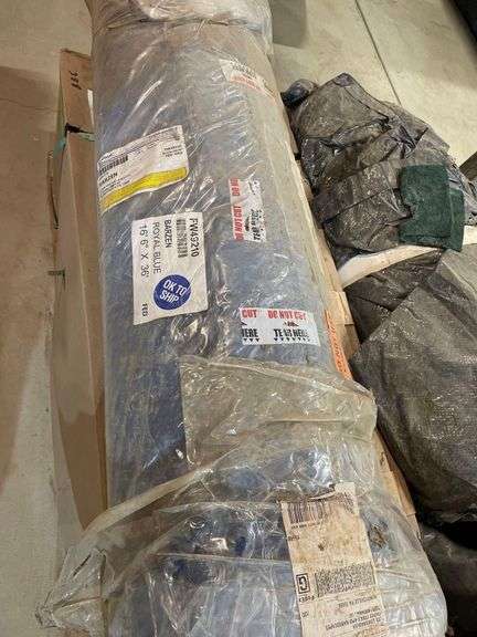 Cover Pools Replacement Fabric - Under Track - Rope - 16 x 32 Pool Size image