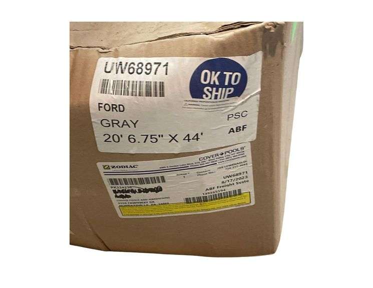 Cover Pools Replacement Fabric - Under Track - Rope - 20 x 40 Pool Size image