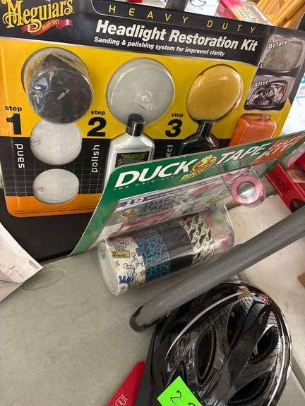 Headlight Restoration Kit, Colorful Duck Tape Craft Kit image