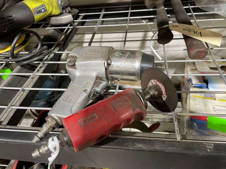 2 Pneumatic Tools - Mac model AW434 & Matco RL500 Sander image