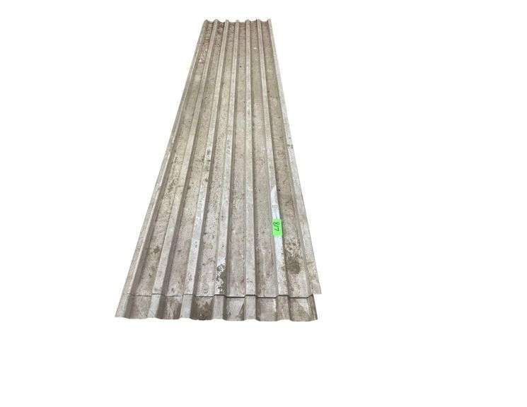Two Sheets of Metal Decking - Approx. 3' x 11' image
