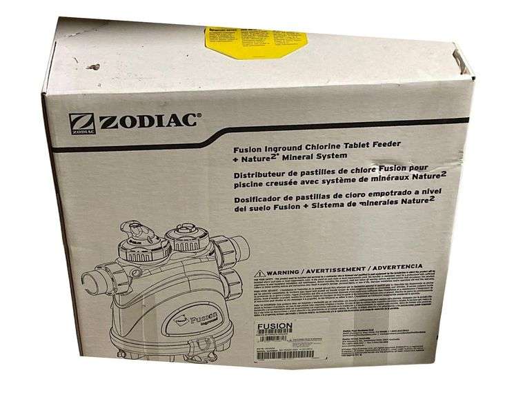 (6) New in Box Zodiac Fusion Inground Chlorine TabletFeeder Nature 2 Mineral System image