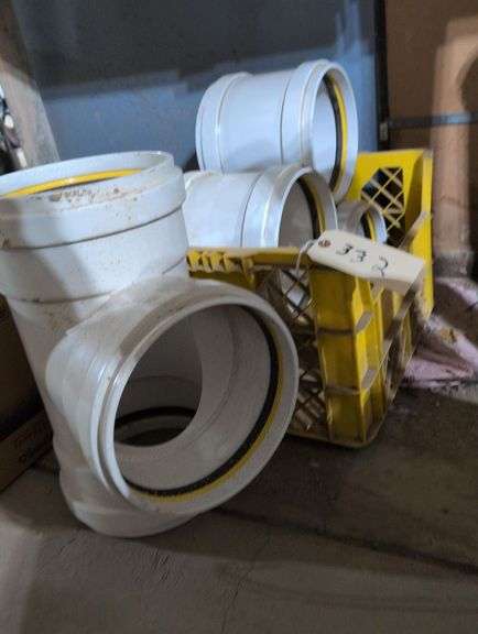 8" PVC  Splices 3.  1, 8"  PVC T image