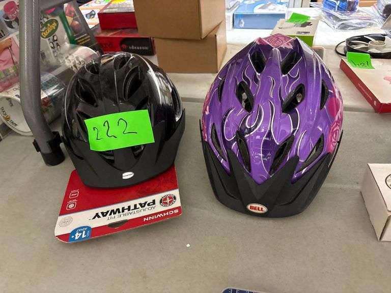 2 Bicycle Helmets image