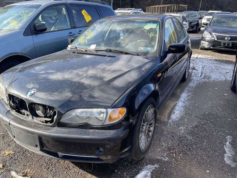 BLACK, 2003, BMW 3 SERIES, WBAEW53413PG22716 image