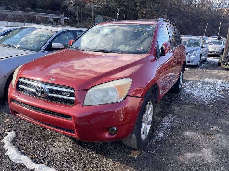 RED, 2008, TOYOTA RAV-4, JTMZK31V586014093 image