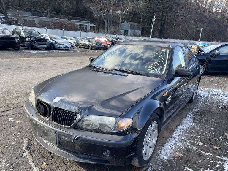 BLACK, 2004, BMW 3 SERIES, WBAEU33474PR13097 image