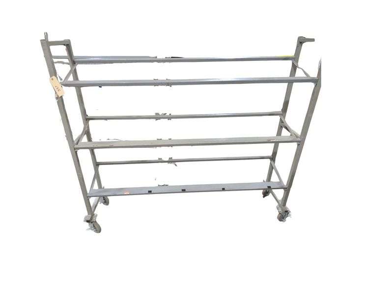 Metal Rolling Storage Rack 70x18x62 image