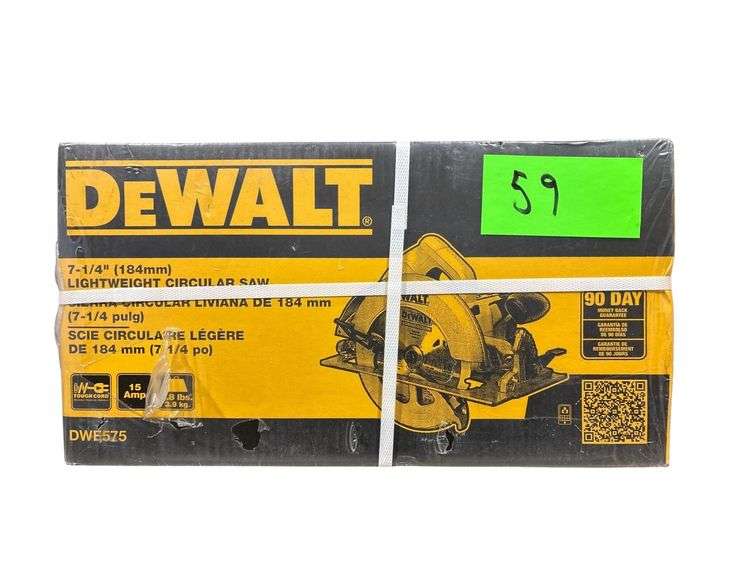 New in Box - DeWalt 7-1/4” (184mm) Lightweight Circular Saw 15 Amp image
