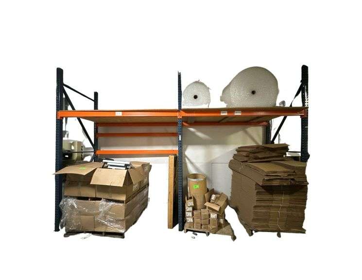 Industrial Heavy Duty Pallet Racking - 8' Sections - 2 Sections - MUST BE REMOVED ANOTHER DATE image