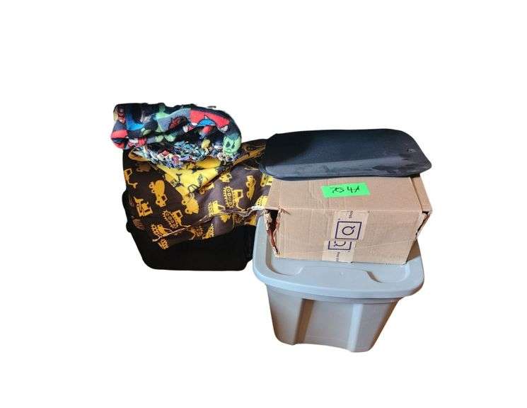 Boxes of Sewing Fabric image