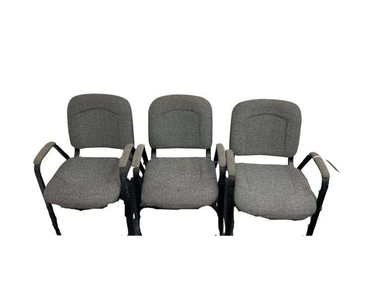3 - Steel/Upolhersted Stackable Chairs image