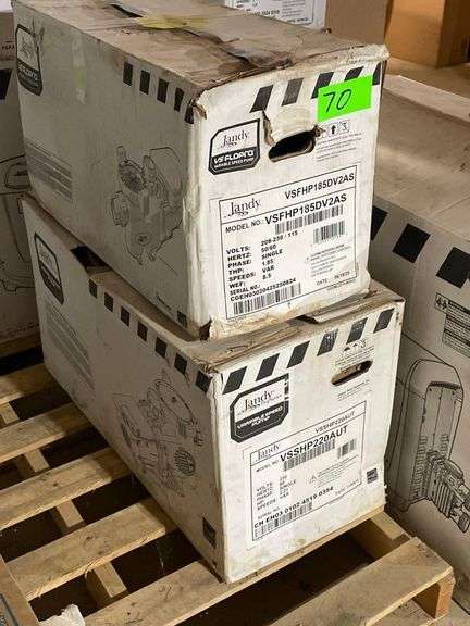 2 Jandy Variable Speed Pumps New in Boxes A VSFHP185DV2AS also a Model no.VSSHP220AUT Single Phase image