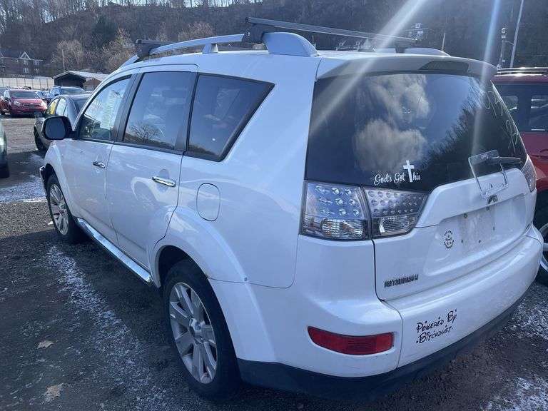 WHITE, 2009, MITSUBISHI OUTLANDER, JA4MT31W49Z009316 image