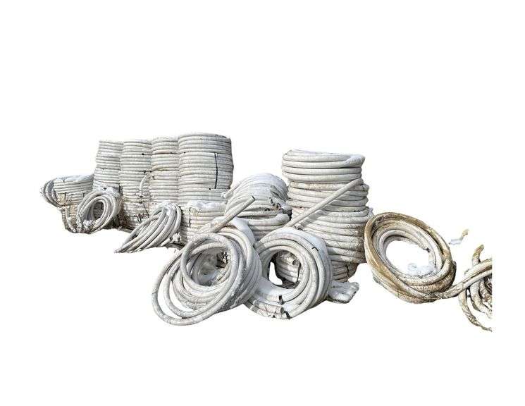 Large Pile of 2" PVC Pool Drainage Pipe image