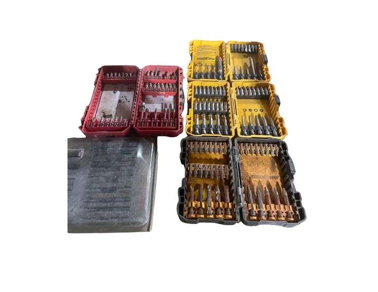 3 Cases of DeWalt Screw Bits and a Milwawkee image