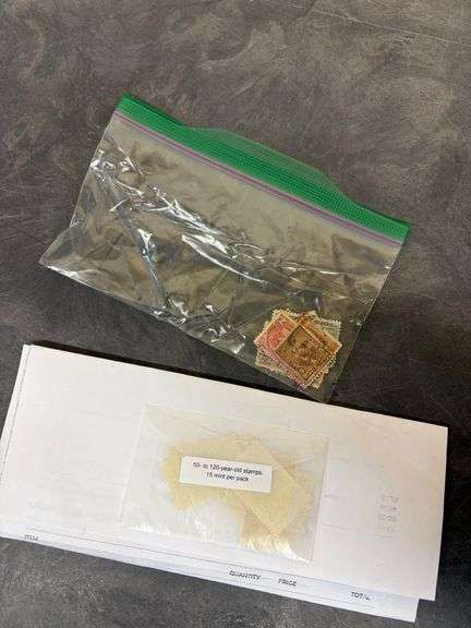 Antique & Vintage US Postage Stamps - Some Mint Stamps image