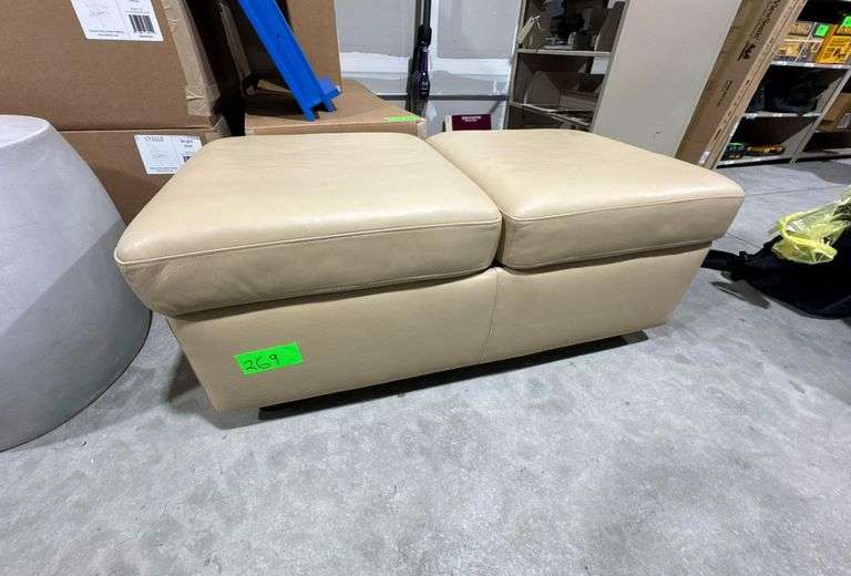 Rolling Ottoman with Storage In Bottom Cavity image