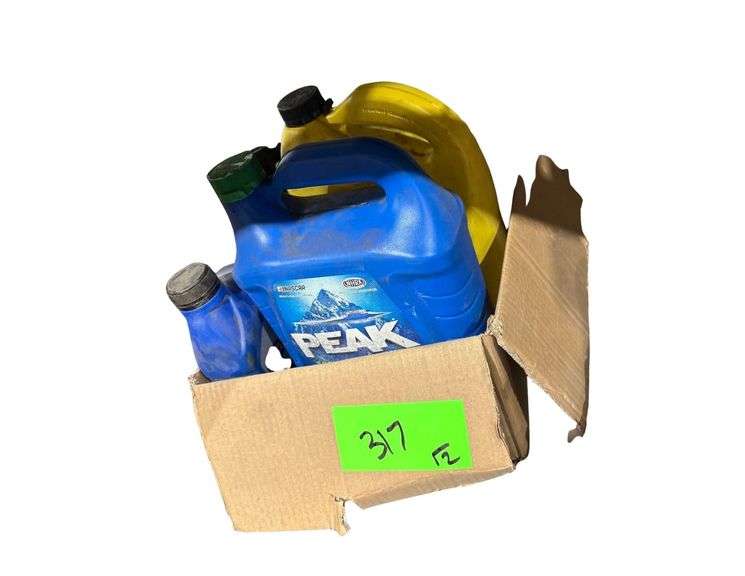 Box of Anti-Freeze, Car Fluids, Etc. image