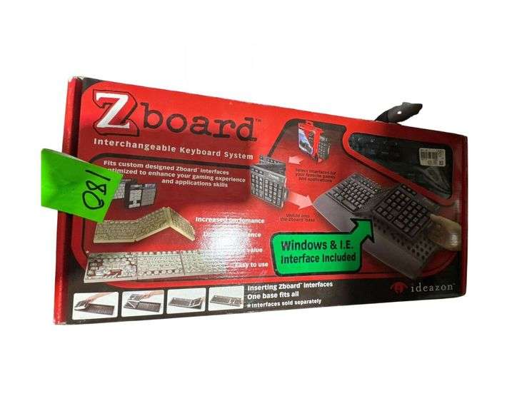 Zboard Interchangeable Keyboard System & Zboard Gaming Keyset - NIB image