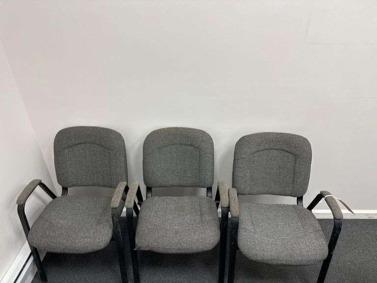 3 - Steel/Upolhersted Stackable Chairs image