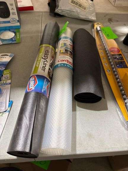 3 Rolls Easy Liner Brand Shelf Liner Solid Grip 20in x 6ft Premium Shelf Liner 15ft. 18 in. image