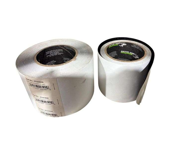 Black Embossed Resilient Gator Grip Traction Tape Advanced 2 Rolls 4”x60” (1 is a half roll) Model PFX2304K image