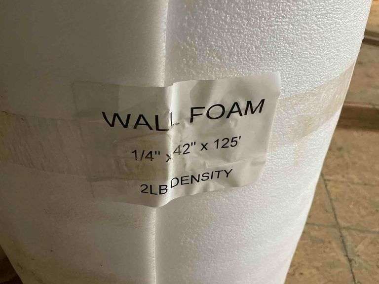10 Rolls of 1/4" x42"x125' Wall Foam image