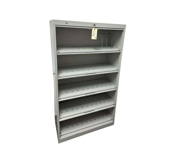 2 - Steel File Cabinets 1- HON - 1- OFFICEMAX - 64” H. X 17” D. X 36” W. - 30” L. - 18.75” D. X - 28” H. image