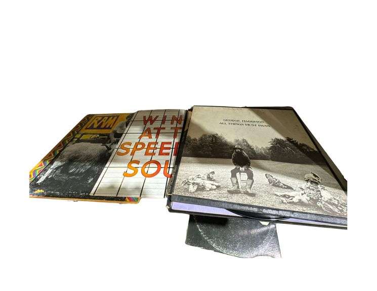3 Records - George Harrison, RAM, Wings at the Speed of Sound image