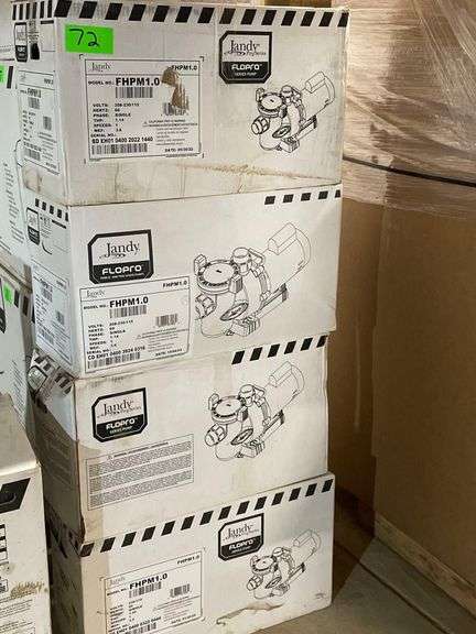 4 Jandy Flopro Pumps New in Boxes Model no. FHPM1.0 image