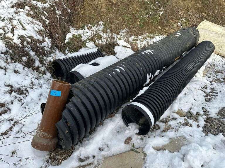 14" & 20" Round Corrugated Piping - 3'-12' Long - Clay Pipe Fitting image