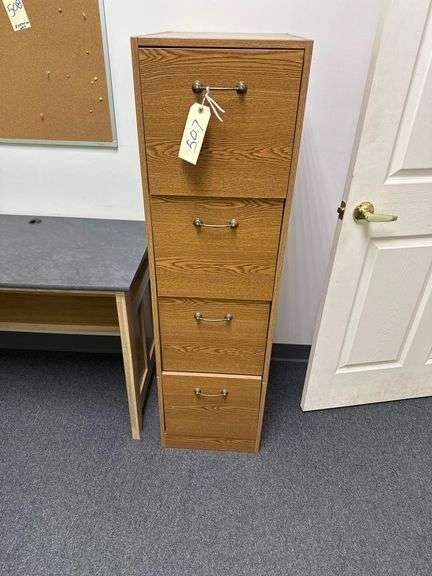 Steel File Cabinet- 15” L. Xx21” D. X 54.5” H. image