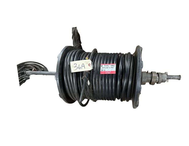 Spool of 3/8" Parker 5000 PSI Hydraulic Hose - 40', 56', & 70' image