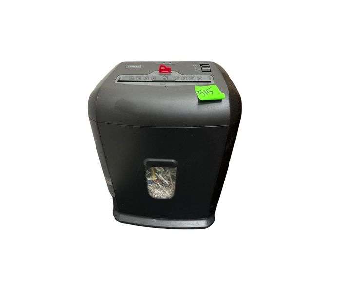 Staples Corded Paper Shredder- 16”L. X 10”D. X 16” H. image