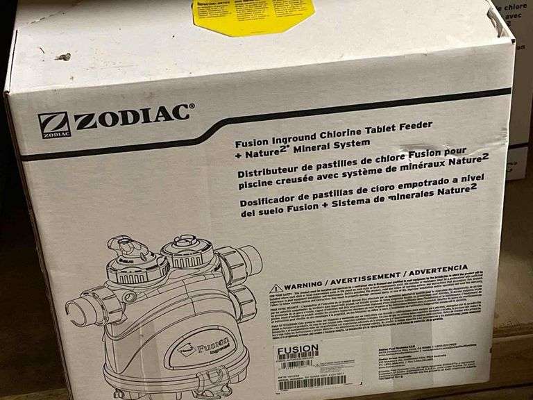 New in Box Zodiac Fusion Inground Chlorine TabletFeeder Nature 2 Mineral System image