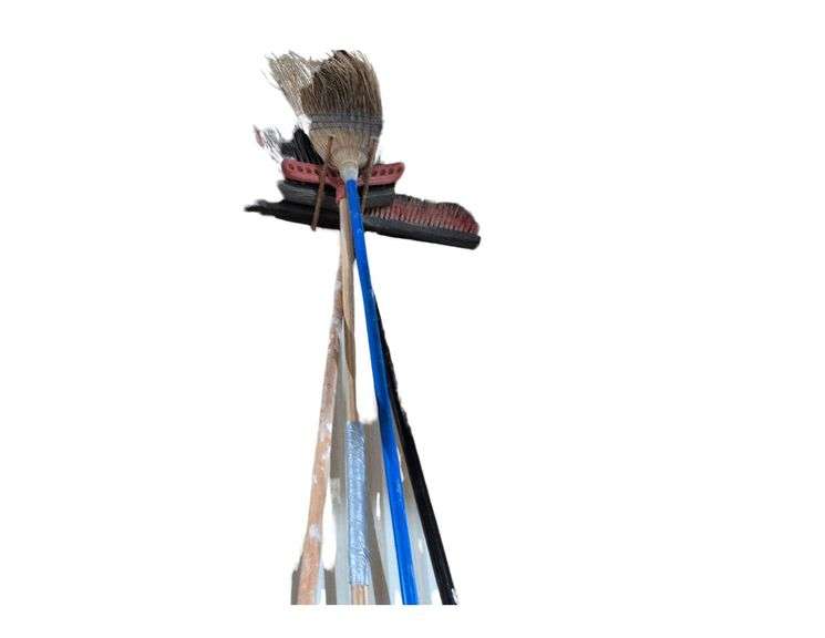 1 Push Broom, 3 Brooms image